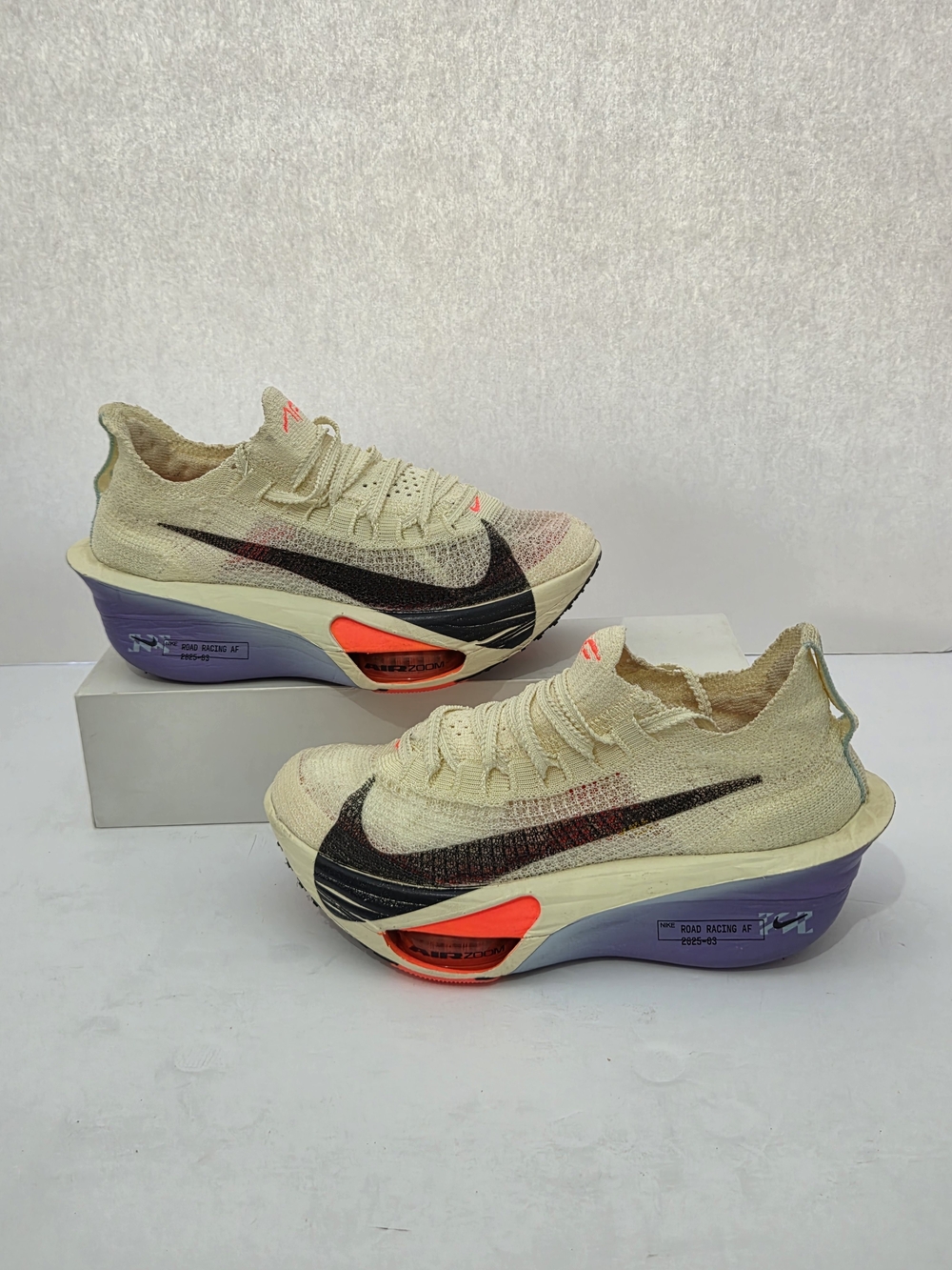 Size 5 - Nike Air Zoom Alphafly FD8315 100 Coconut Milk Dusty Amethyst NWOB